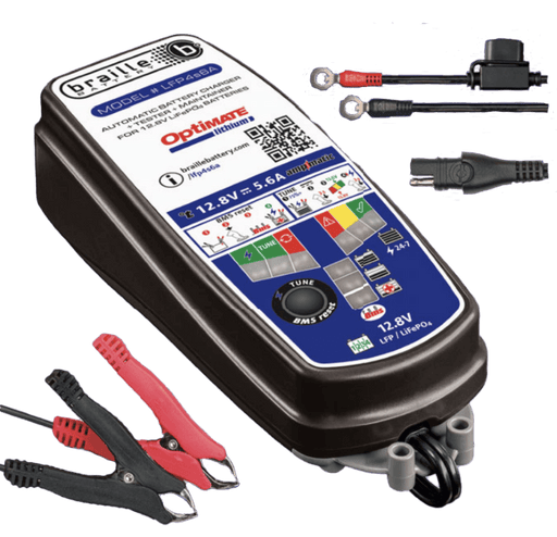 TM-393 Braille 12V 6A Lithium Battery Charger and Maintainer