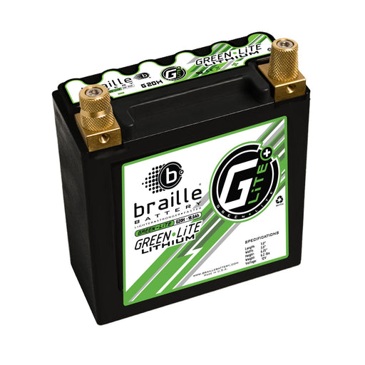 Braille G20H Lithium GreenLite High Capacity 12v Battery