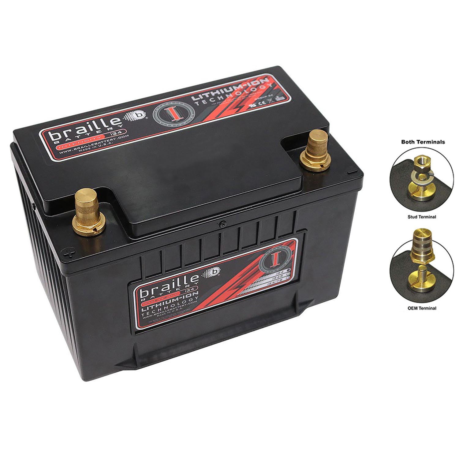 Braille i34RX Intensity Lithium Battery